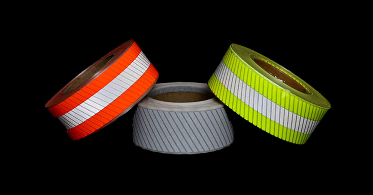 Iron on Segmented Reflective Heat Transfer Tape/ Reflector Tape for Clothing  - China Thermal Transfer Reflective Film, Twill Reflective Tape