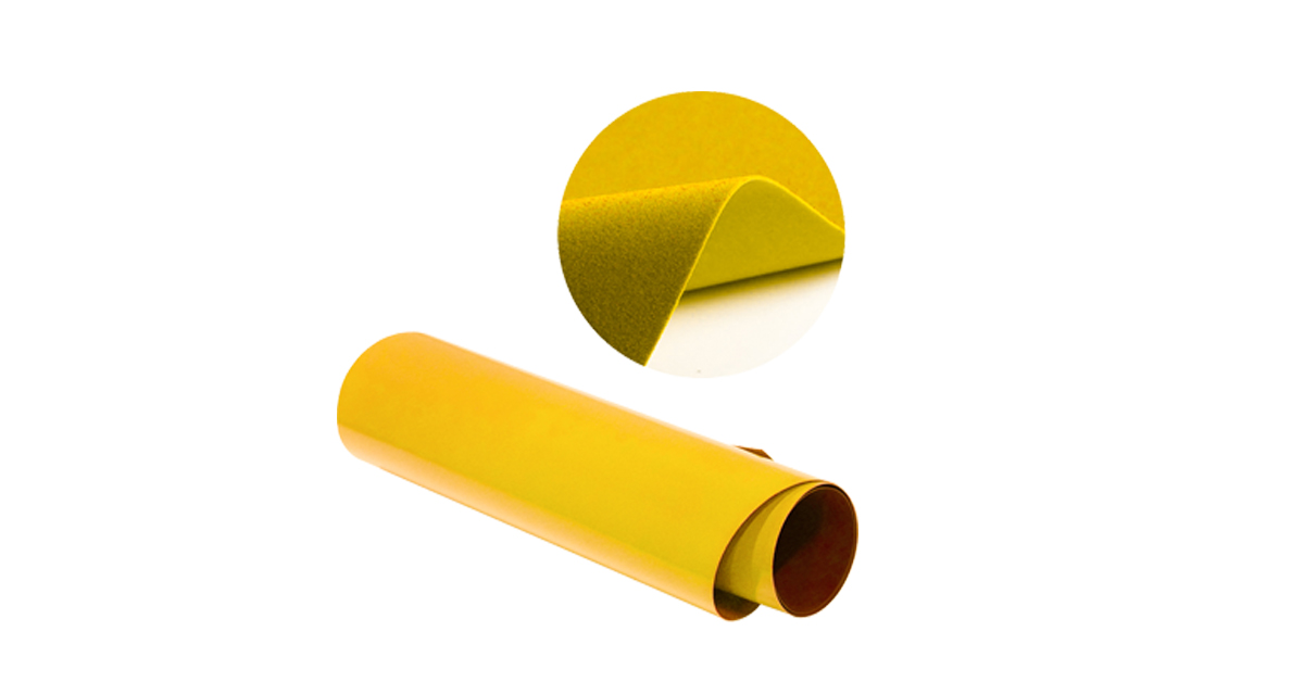 Skycut Plain Yellow Flock Heat Transfer Vinyl (20 Inch./24 Inch.),  Packaging Type: Roll at Rs 180/meter in New Delhi
