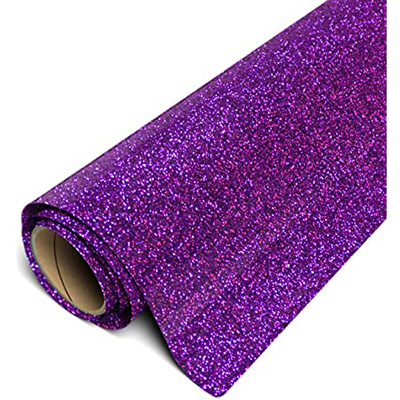 Purple glitter htv