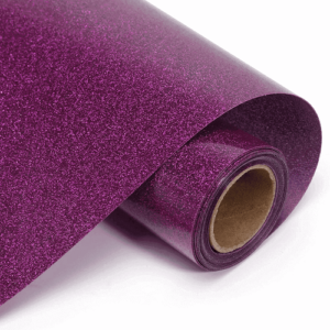 Figure 1 Purple Glitter Heat Transfer Vinyl