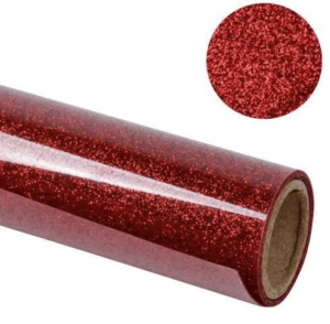 Figure 1 Red Glitter HTV