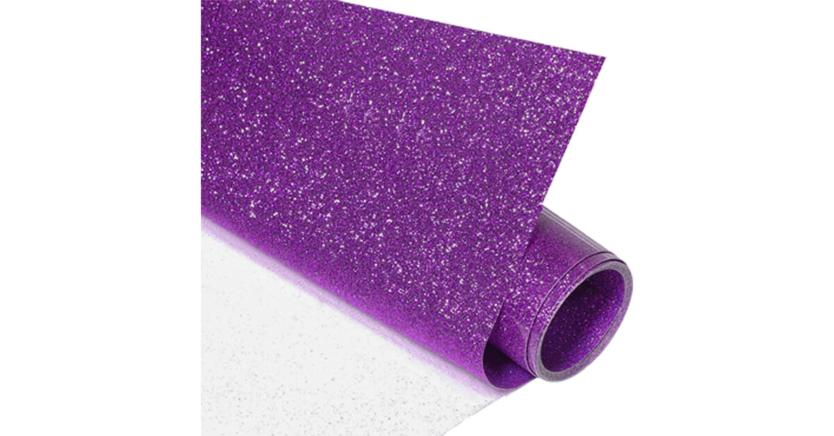 Thunder (Purple) Glitter Pattern - Vinyl Sheet/Roll HTV