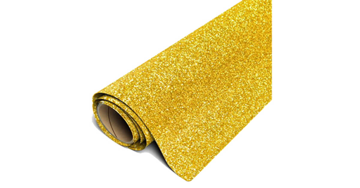 Yellow Gold Glitter HTV – Mid Valley Vinyl
