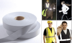 Figure 2 Uses of reflective tapes for clothing