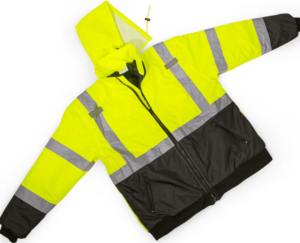 Figure 2 Meshed and Striped Polyester Safety Jacket