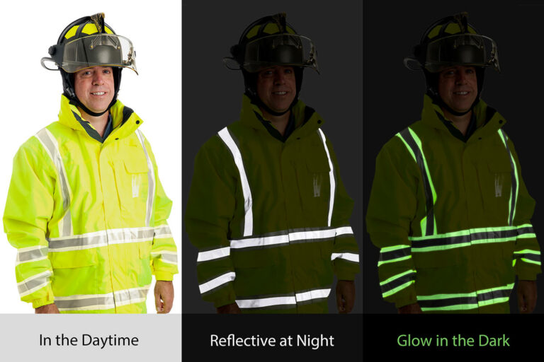 the application of glow in the dark flame retardant reflective tape for clothing